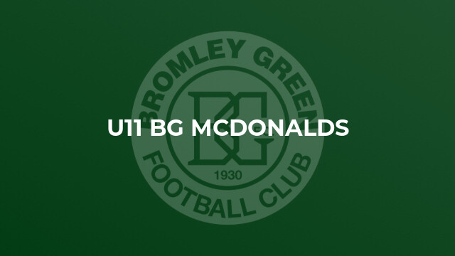 U11 BG McDonalds