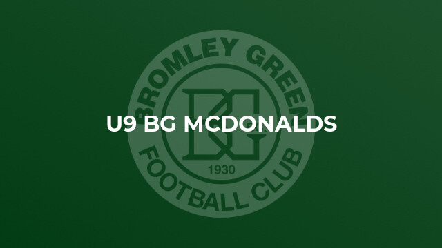 U9 BG Mcdonalds
