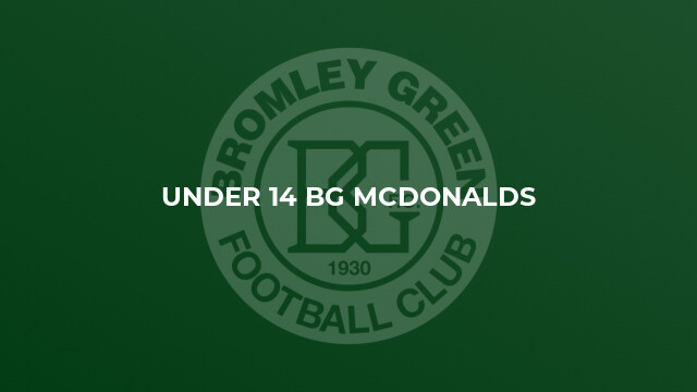 Under 14 BG Mcdonalds