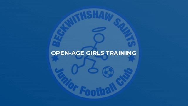 Open-Age Girls Training