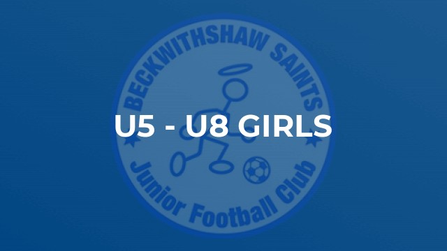 U5 - U8 Girls
