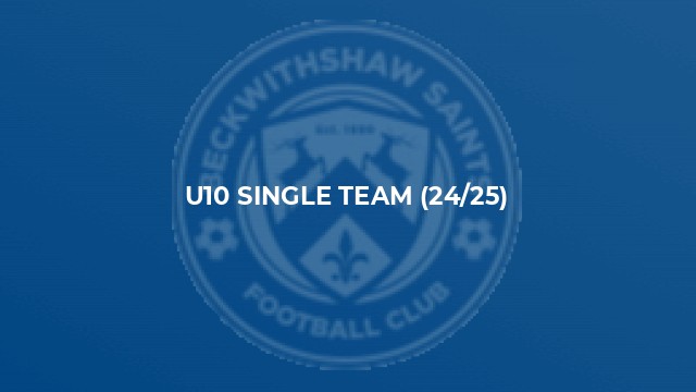 U10 Single Team (24/25)