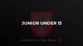 Junior Under 15