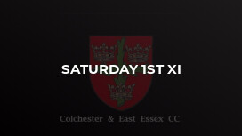Saturday 1st XI