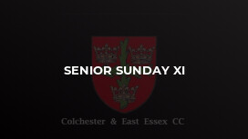 Senior Sunday XI