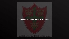 Junior Under 9 Boys