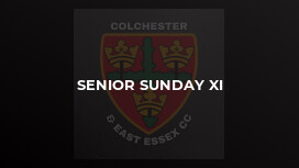 Senior Sunday XI