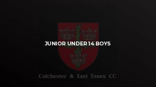 Junior Under 14 Boys