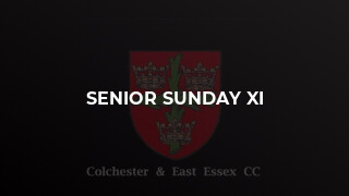 Senior Sunday XI