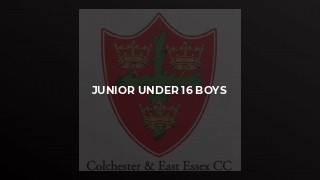 Junior Under 16 Boys