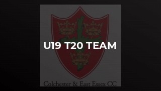 U19 T20 Team