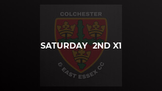 Saturday  2nd X1
