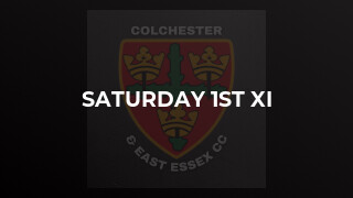 Saturday 1st XI