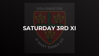 Saturday 3rd XI