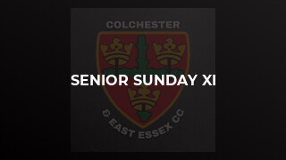 Senior Sunday XI