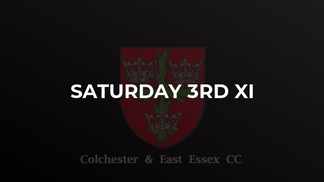 Saturday 3rd XI