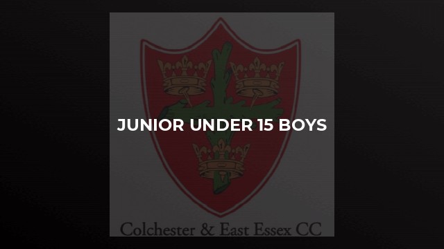 Junior Under 15 Boys