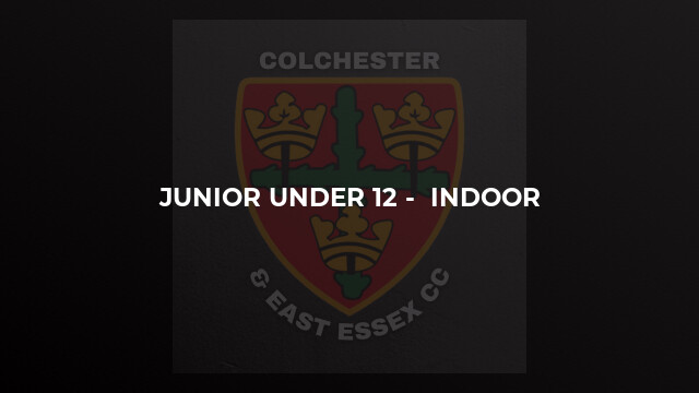 Junior Under 12 -  Indoor