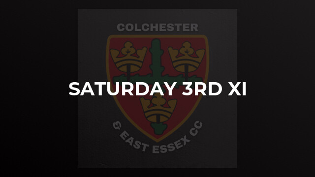 Saturday 3rd XI