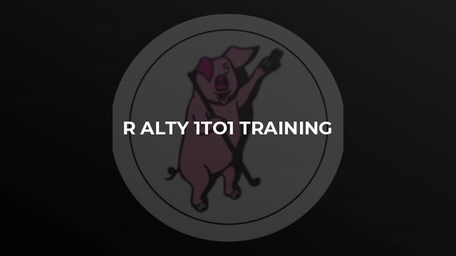 R Alty 1to1 Training