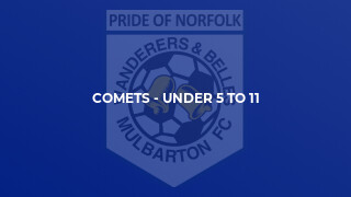 Comets - Under 5 to 11