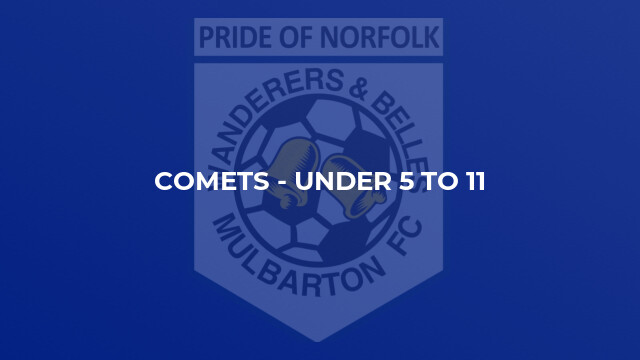Comets - Under 5 to 11