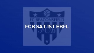 FCB Sat 1st EBFL