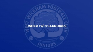 Under 17/18 Sapphires