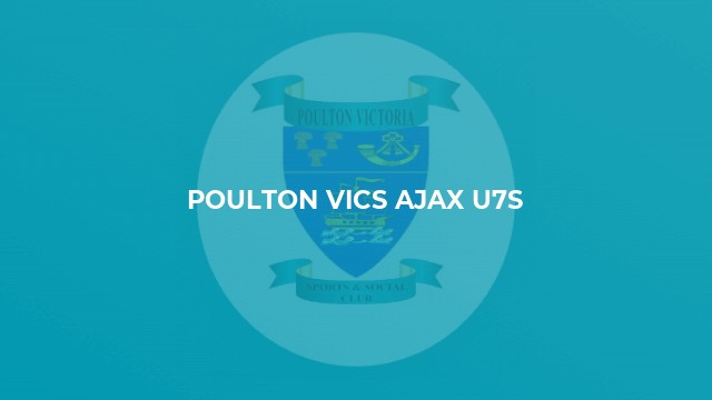 Poulton Vics Ajax u7s