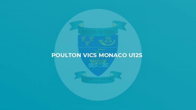 Poulton Vics Monaco u12s 