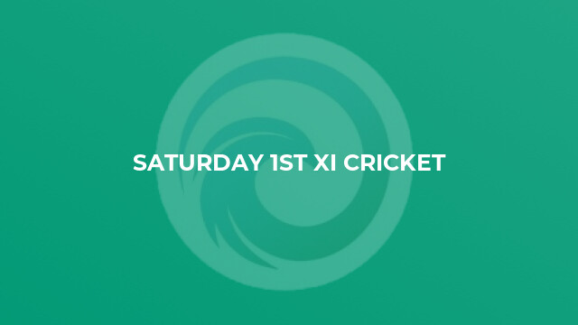 Saturday 1st XI Cricket
