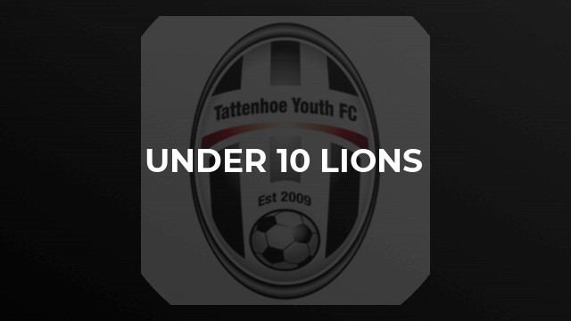 Under 10 Lions