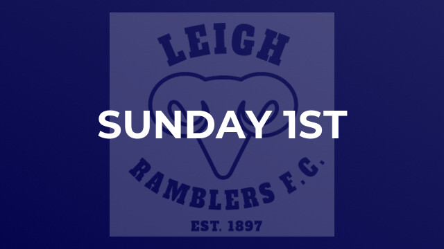 Sunday 1st
