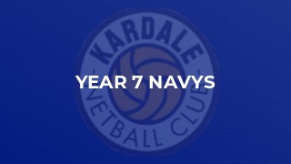 Year 7 Navys