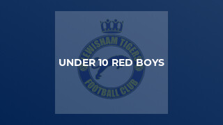 Under 10 Red Boys