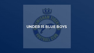 Under 15 Blue Boys