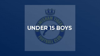 Under 15 Boys