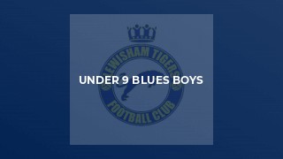 Under 9 Blues Boys