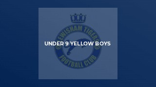 Under 9 Yellow Boys