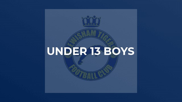 Under 13 Boys