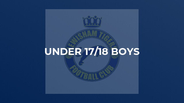 Under 17/18 Boys