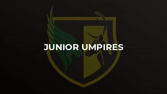 Junior Umpires