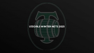 U13Girls Winter Nets 2025