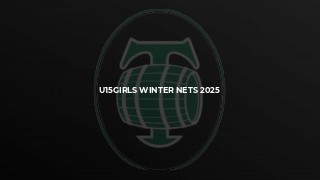 U15Girls Winter Nets 2025