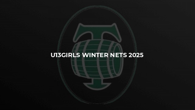 U13Girls Winter Nets 2025