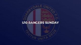 U10 Rangers Sunday
