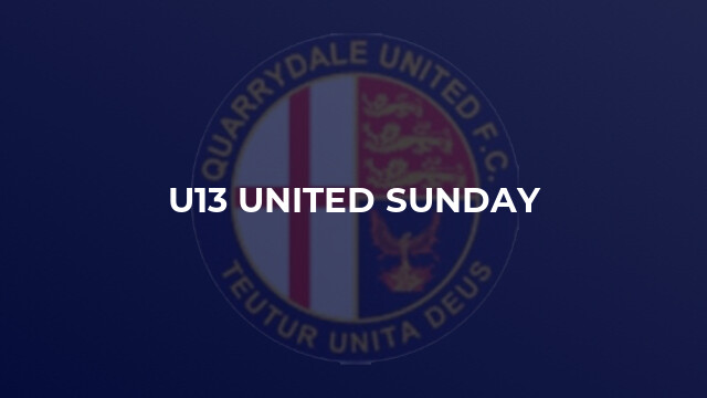 U13 United Sunday