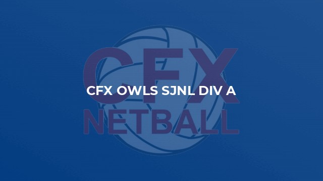 CFX Owls SJNL Div A