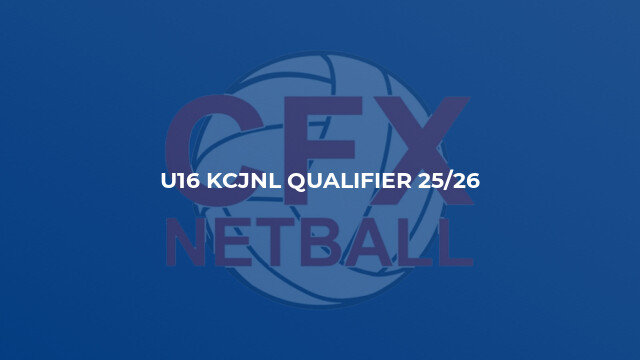 U16 KCJNL Qualifier 25/26