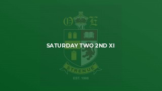Saturday Two 2nd XI
